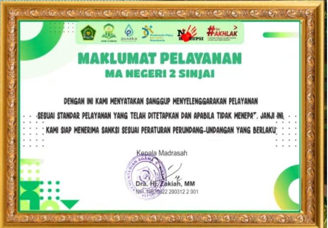 Maklumat MAN 2 Sinjai